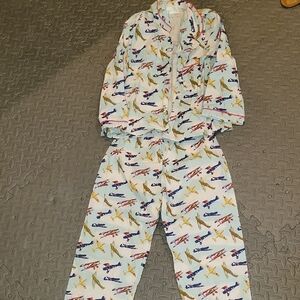Kids Airplane Print Pajamas